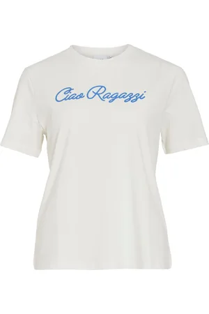 VILA Visybil, Cuello Redondo Camiseta