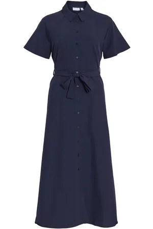 VILA Viebba Midi Vestido Camisero