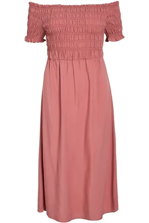 VILA Vilisa, Hombros Descubiertos Vestido Midi