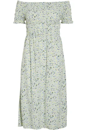 VILA Vilisa, Hombros Descubiertos Vestido Midi
