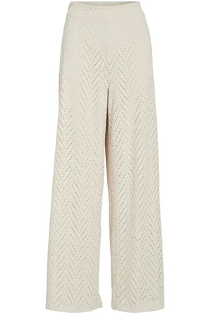 VILA Videlaia Talle Alto Pantalones De Pierna Ancha
