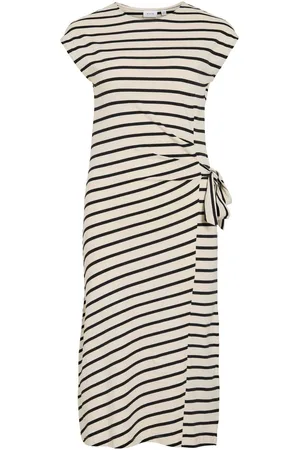 VILA Vipompia, Midi Vestido De Mangas Casquillo
