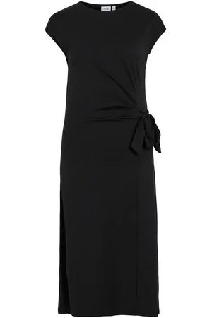 VILA Vipompia, Midi Vestido De Mangas Casquillo