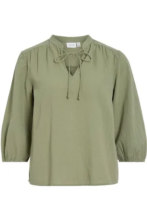 VILA Vipetra, Cuello Abierto Camiseta 3/4