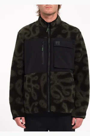 Volcom Sudadera Zephyr Storm Stone Zip - Print