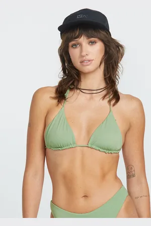 Volcom Top de bikini triángulo Simply Seamless