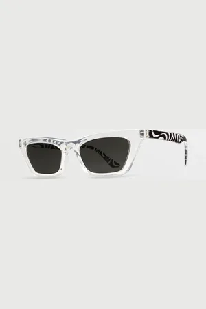 Volcom Gafas de sol Peace Punk Asphalt Beach (Gray Lens) - ASPHALT BLACK