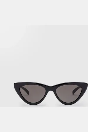 Volcom Gafas de sol Knife Gloss Black (cristales grises)