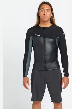 Volcom Chaqueta de neopreno de 1.5Mm con cremallera delante