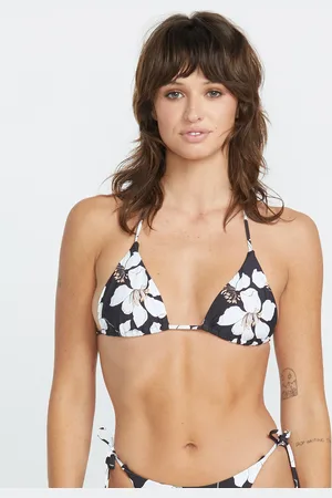 Volcom Top de bikini triángulo Midnight Lily