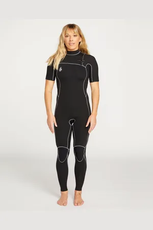 Volcom Traje de neopreno de manga corta de 2Mm con cremallera en el pecho