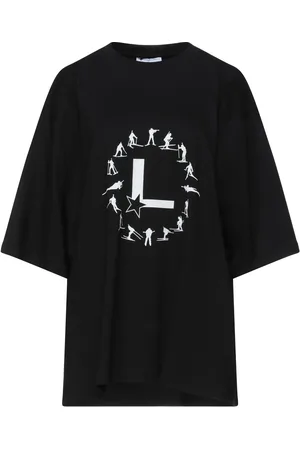 Camiseta Louis Vuitton LV Bordada Negra Para Hombre Talla XXL 