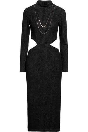 DESIGUAL - Vestido negro Cambridge Mujer