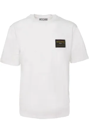 Camisetas Estampadas / Camisetas Diseños de Moschino para Hombre en Blanco