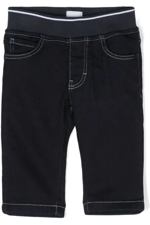 BOSS - Pantalones de chándal en mezcla de algodón elástico técnico con  bolsillos de cremallera