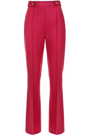 Pantalones Campana y Flare de color rosa para mujer