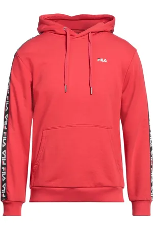 Sudadera Fila Blocked Hoodie Rojo Hombre