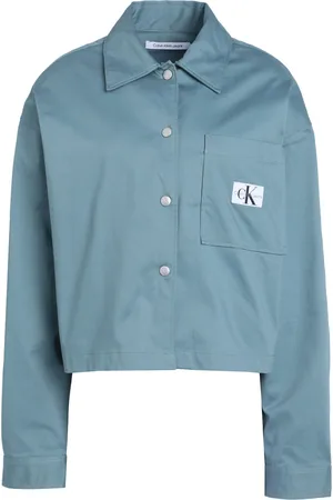 Camisa azul klein discount mujer