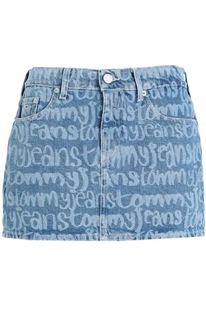Tommy Hilfiger PARTES DE ABAJO - Faldas vaqueras