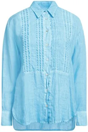 120% Lino CAMISETAS Y TOPS - Camisas