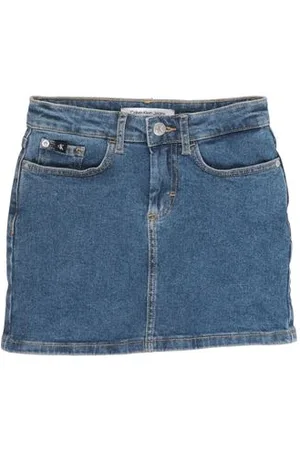 Calvin Klein PARTES DE ABAJO - Faldas vaqueras