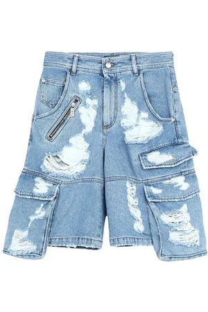 GCDS PARTES DE ABAJO - Shorts vaqueros