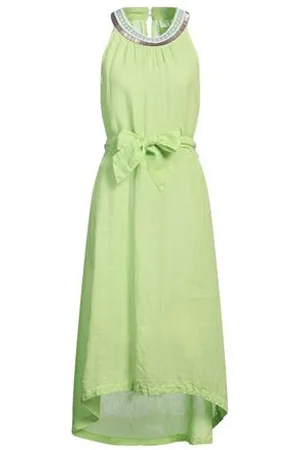 120% Lino VESTIDOS - Vestidos midi