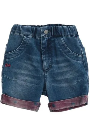 GREY DANIELE ALESSANDRINI PARTES DE ABAJO - Shorts vaqueros