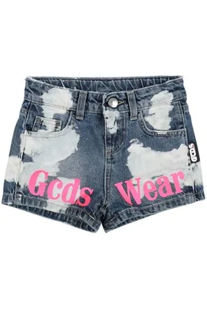 GCDS PARTES DE ABAJO - Shorts vaqueros