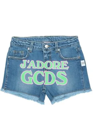 GCDS PARTES DE ABAJO - Shorts vaqueros