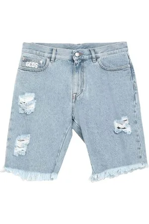 GCDS PARTES DE ABAJO - Shorts vaqueros