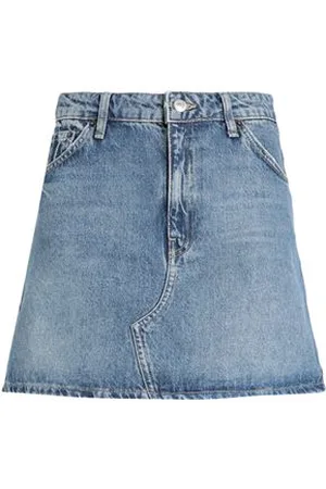 Topshop PARTES DE ABAJO - Faldas vaqueras