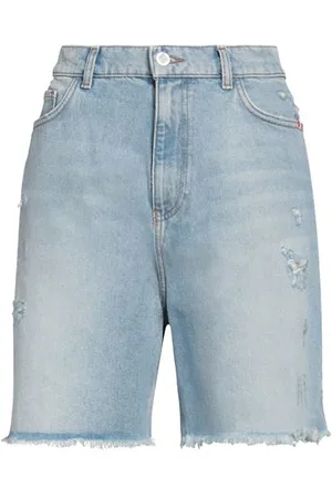AMISH PARTES DE ABAJO - Shorts vaqueros