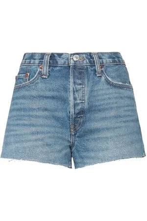 RE/DONE PARTES DE ABAJO - Shorts vaqueros