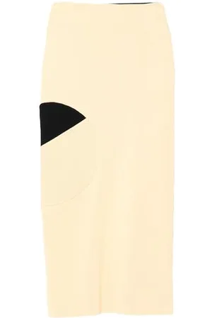 OFF-WHITE PARTES DE ABAJO - Faldas midi