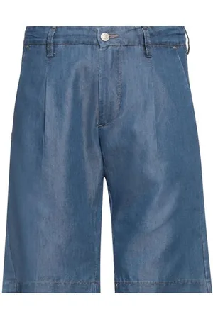 DANIELE ALESSANDRINI HOMME PARTES DE ABAJO - Shorts vaqueros