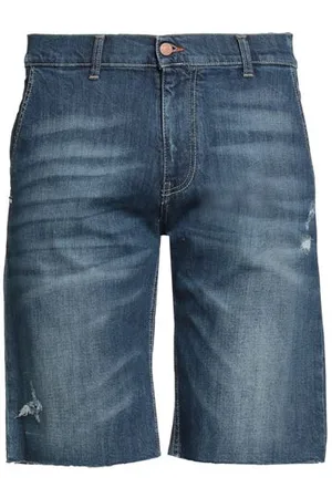 DANIELE ALESSANDRINI HOMME PARTES DE ABAJO - Shorts vaqueros