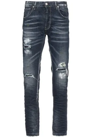 DANIELE ALESSANDRINI HOMME PARTES DE ABAJO - Pantalones vaqueros