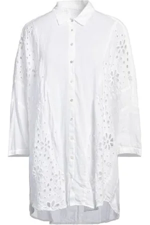 120% Lino CAMISETAS Y TOPS - Camisas