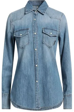 MOORER CAMISETAS Y TOPS - Camisas vaqueras