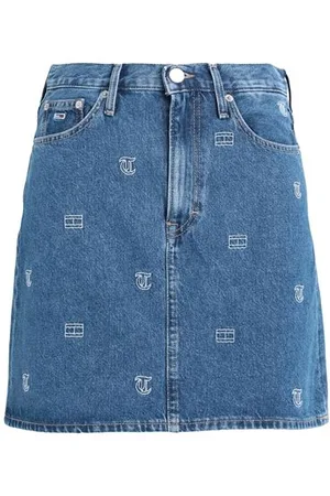 Tommy Hilfiger PARTES DE ABAJO - Faldas vaqueras