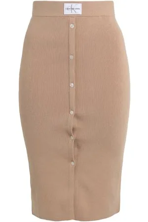 Calvin Klein PARTES DE ABAJO - Faldas midi