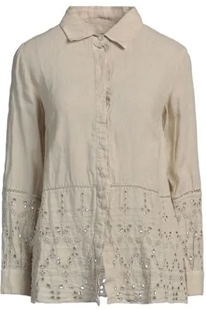120% Lino CAMISETAS Y TOPS - Camisas