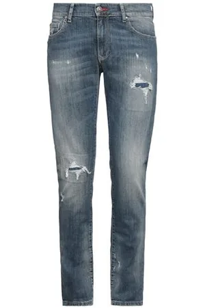 DANIELE ALESSANDRINI HOMME PARTES DE ABAJO - Pantalones vaqueros