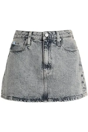 Calvin Klein PARTES DE ABAJO - Faldas vaqueras
