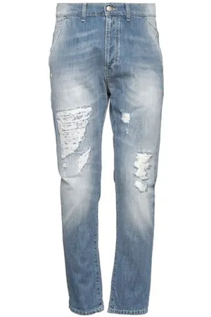 DANIELE ALESSANDRINI HOMME PARTES DE ABAJO - Pantalones vaqueros