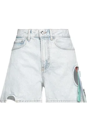 OFF-WHITE PARTES DE ABAJO - Shorts vaqueros