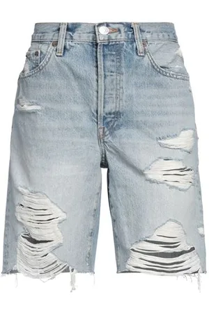 RE/DONE PARTES DE ABAJO - Shorts vaqueros