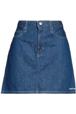 Calvin Klein PARTES DE ABAJO - Faldas vaqueras