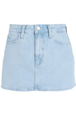 Calvin Klein PARTES DE ABAJO - Faldas vaqueras